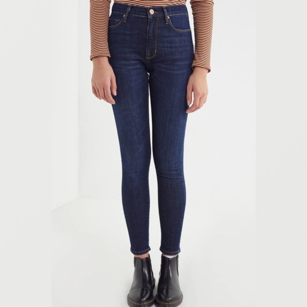 BDG Urban Outfitters Twig High Rise Skinny Jeans Dark Wash Women's 27